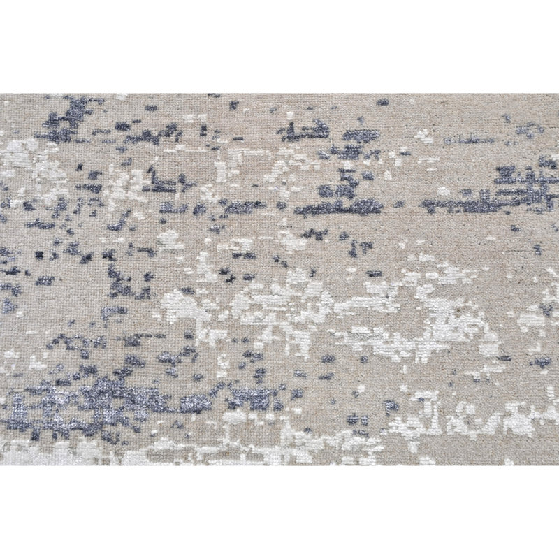 One-of-a-Kind Rectangle 2'11" x 5'1" Area Rug in Ivory/Gray