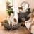 EROMMY Leather Pet Bed, Modern Pet Couch For Dogs, Leather Pet Sofa