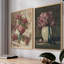 «Vintage Floral», ensemble de 2 estampes numériques encadrées-716311781-716311777