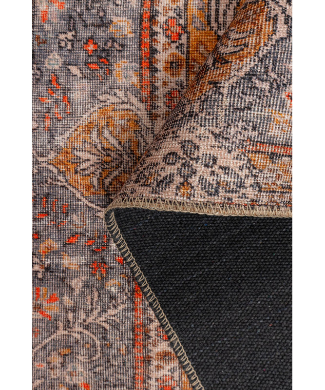 Tapis de couleur pastel décoratif à motif rétro Vintage, Tapis de couloir 2 pi 5 po x 7 pi 6 po