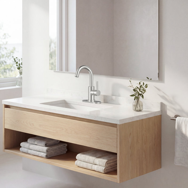 Wet Bar Sink Faucet Single Hole With 360° Swivel Spout, Single Handle Bathroom Faucet 1 Hole Or 3 Hole With Cupc Supply Line, Single Handle Bathroom Sink Faucet Bar Faucet