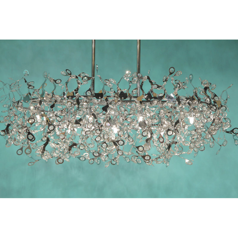 Lustree en cristal 7 lumières Leonia