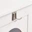 Enceinte de litière en bois pour chat avec portes à double accès, conception de rangement caché, intérieur spacieux et surface supérieure robuste pour une utilisation multifonctionnelle à la maison.