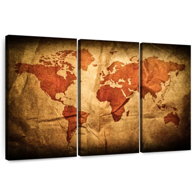 Aliaz Wrinkled World Map