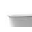 Couture 65.5'' x 33.75'' Freestanding Soaking Solid Surface Bathtub-89054997-88888036