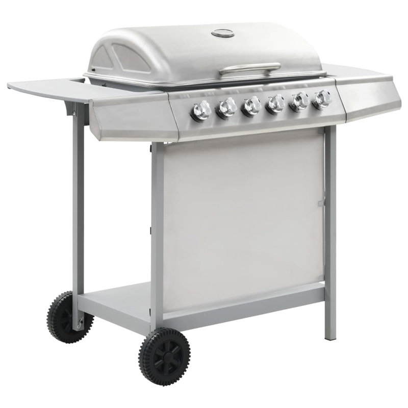 Symple Stuff 6 - Burner Portable Liquid Propane Gas Grill