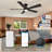 Georgann 52'' Ceiling Fan with LED Lights-446812563
