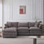 Canapé modulaire classique avec repose-pieds, tissu en chenille doux, sièges confortables et assemblage facile pour les salons confortables-1992326188