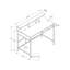 Bureau d'ordinateur personnel, bureau debout avec tablettes de rangement-129749767