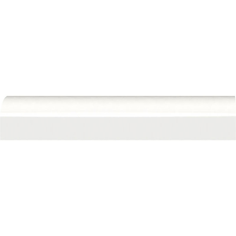 White PVC Shoe Moulding 3/4" x 3/8" x 96"