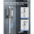 Thermostatic LED Mood Lighting Shower System, 16" Ceiling Mount Rainfall Shower Faucet with Brass Valve-82331432