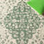 Tapis intérieur / extérieur vert foncé / beige Dracut-1120951290