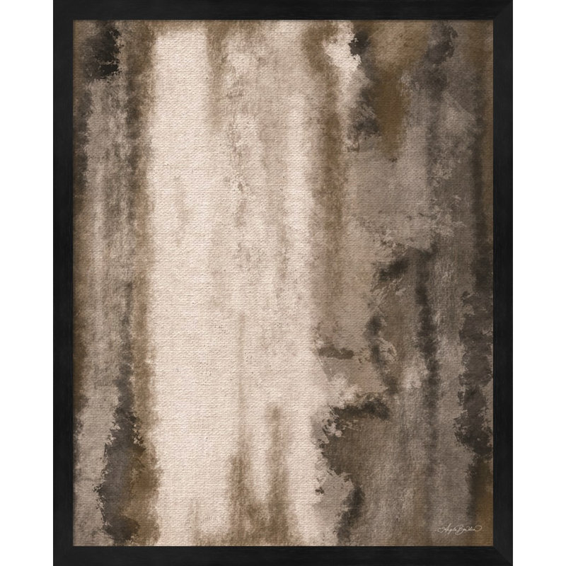 «Mocha Java Abstract 1» par Angela Bawden - peinture encadrée