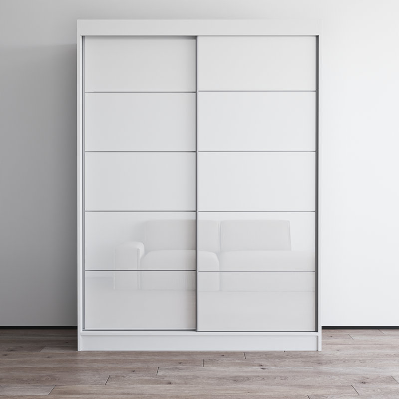 Armoire blanche Aria, Blanc, H 80 po x l 59 po x P 26 po