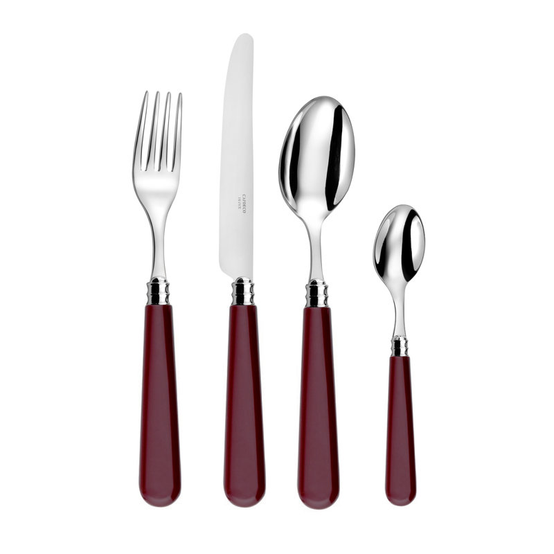 Altea 24 Piece Cutlery Set, Service for 6, Cherry