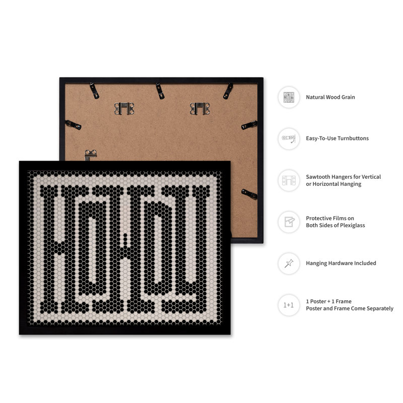 Howdy No3, Black Framed, Poster, 24"H x 32"W