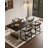 Black Solid Wood Desktop Desk-1925913651