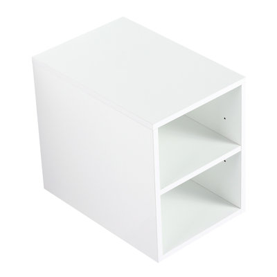 12 Inch Small Wall Mounted Shelf Units For Storage, Glossy White - Bedroom, Bathroom, Kitchen, Storage Room Shelving Unit For Kitchen