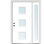 Spotlight 81.75'' Glass Fiberglass Front Entry Doors