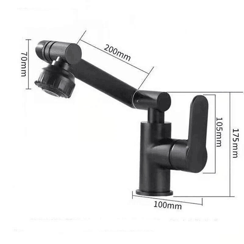 Robinet de meuble-lavabo noir