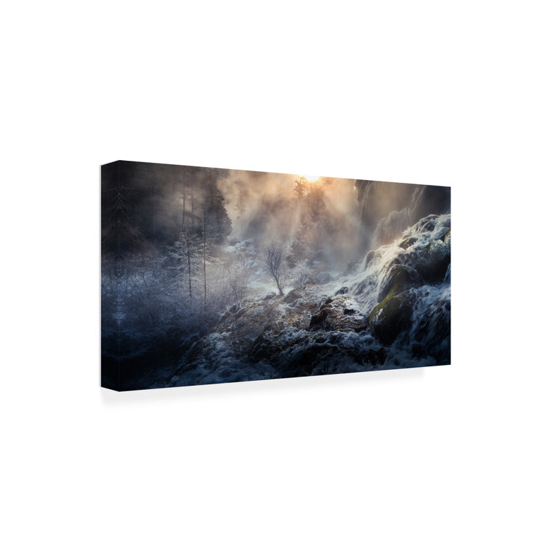 Qiye   Jiuzhaigou China Canvas Art, 16" H x 32" W