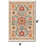 Oversize Folk Floral Print Area Rug