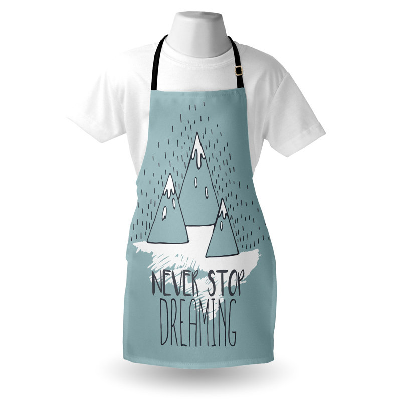 No Pattern Bib Apron