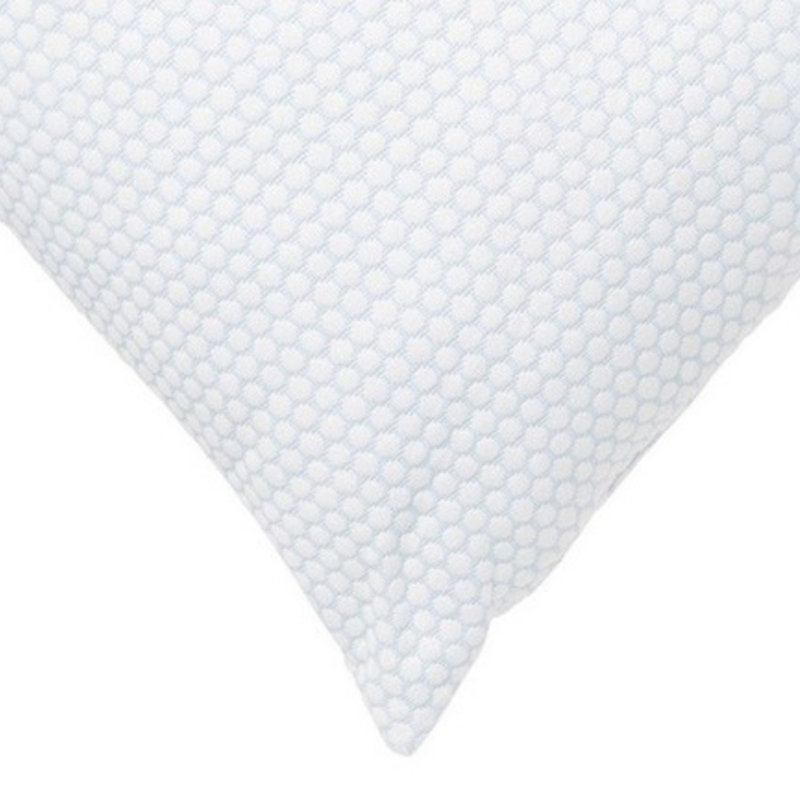 Standard White Hypoallergenic Polyester Gel Fiber Pillow Set