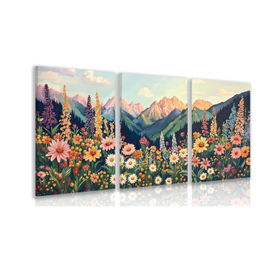 3 Piece Wrapped Canvas Print