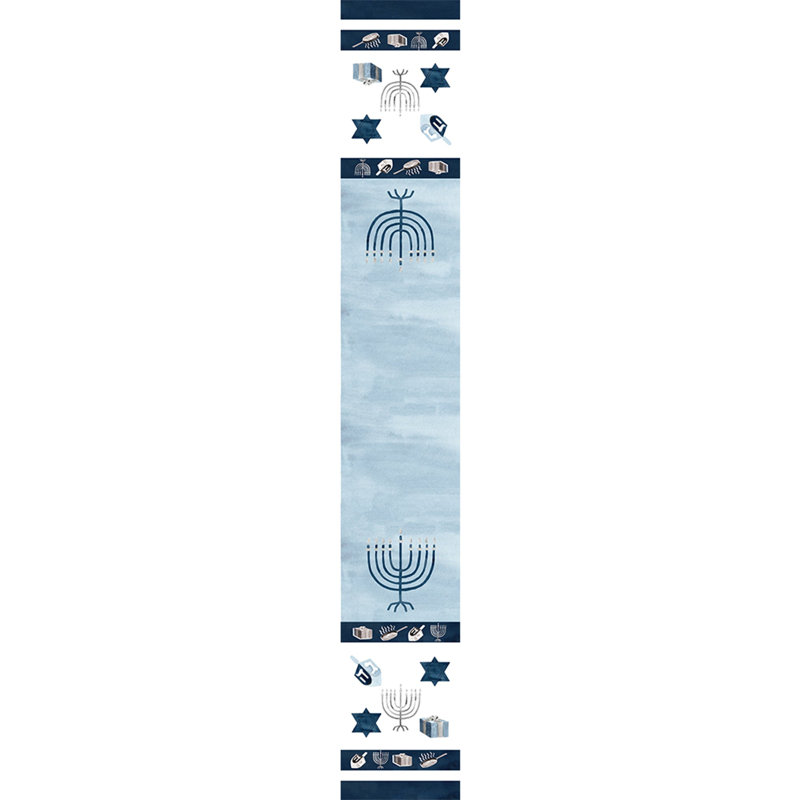 Hanukkah Hanukkah Table Runner, 90'' L x 13'' W