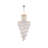 Elegant Lighting Spiral 41 light Chrome Chandelier Clear Royal Cut Crystal-23083933-23083929