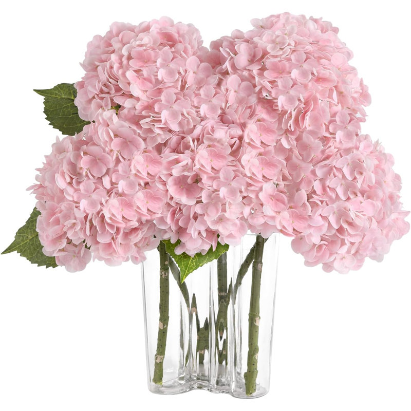 Faux Flowers for Home Decor, 20" UV-Resistant Fake Flowers with Realistic Leaves, 8.6-inch Blooms, Wedding & Party Centerpieces