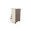 Commode de rangement en bois blanc antique antique avec commode 1 pièce