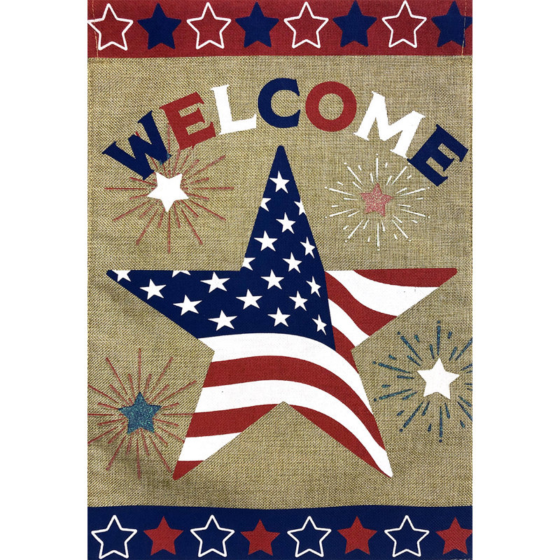 Drapeau de jardin American Star