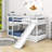 Bunk Bed with Convertible Slide and Ladder-1224102844