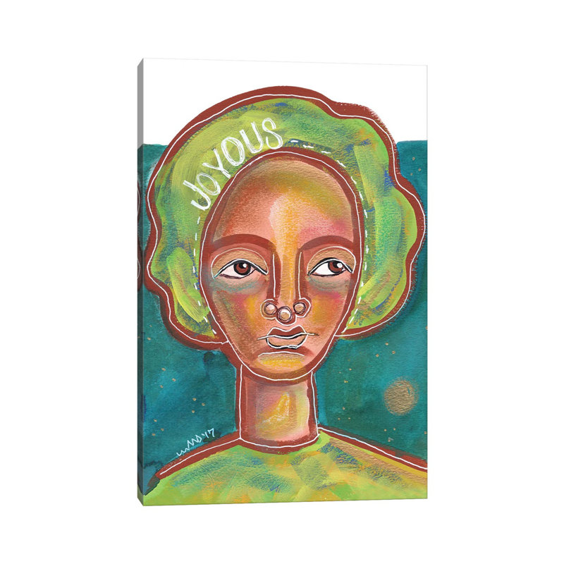Joyous by Akaimi The Artist - Wrapped Canvas Print, 20.32 cm H x 30.48 cm W