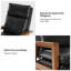 Fauteuil inclinable honorano en cuir végétalien Mid-Century moderne avec structure en bois massif-825487358