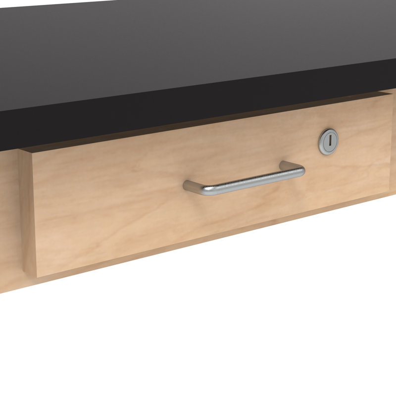 Série de tables à tablier à tiroirs PerpetuLab avec différentes options de plateau et de taille, H 36 po x l 60 po x P 24 po
