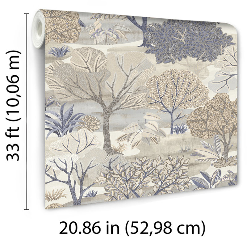 Papier peint beige Allure, Beige