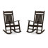Chaise berçante d'extérieur en plastique Catelyn
