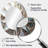 Electrifying Vibrant Fact Flowers I - Abstract Oval Decorative Mirror On Metal-1056153504