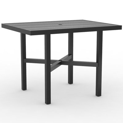 Table rectangulaire à hauteur de comptoir