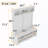 Hall Tree with Metal Hooks and Shoe Cubbies-129411473