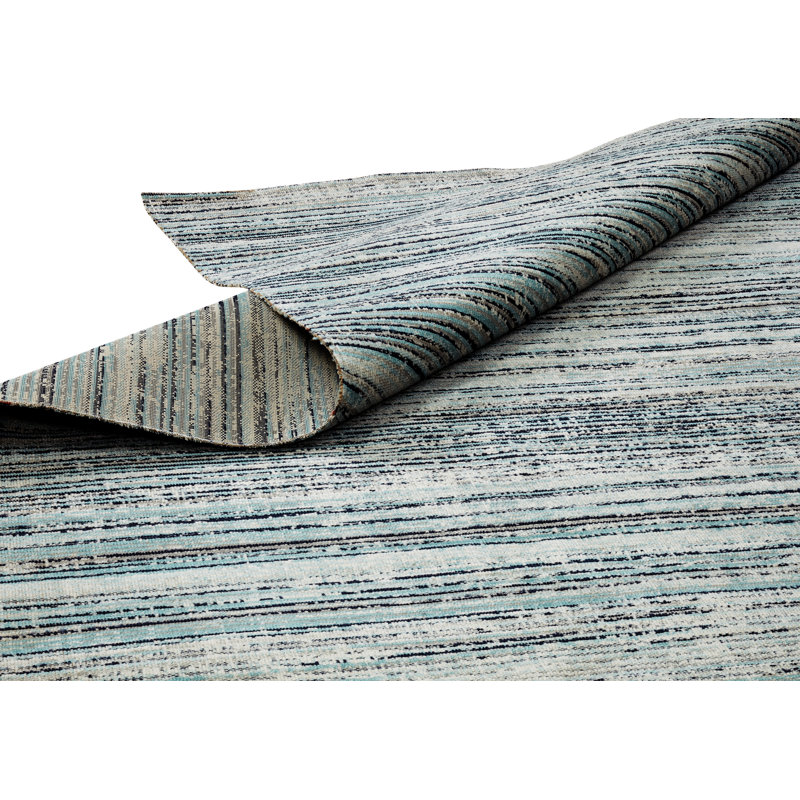 Bump Area Rug in Blue/Light Gray, Rectangle 7'9" x 9'9"