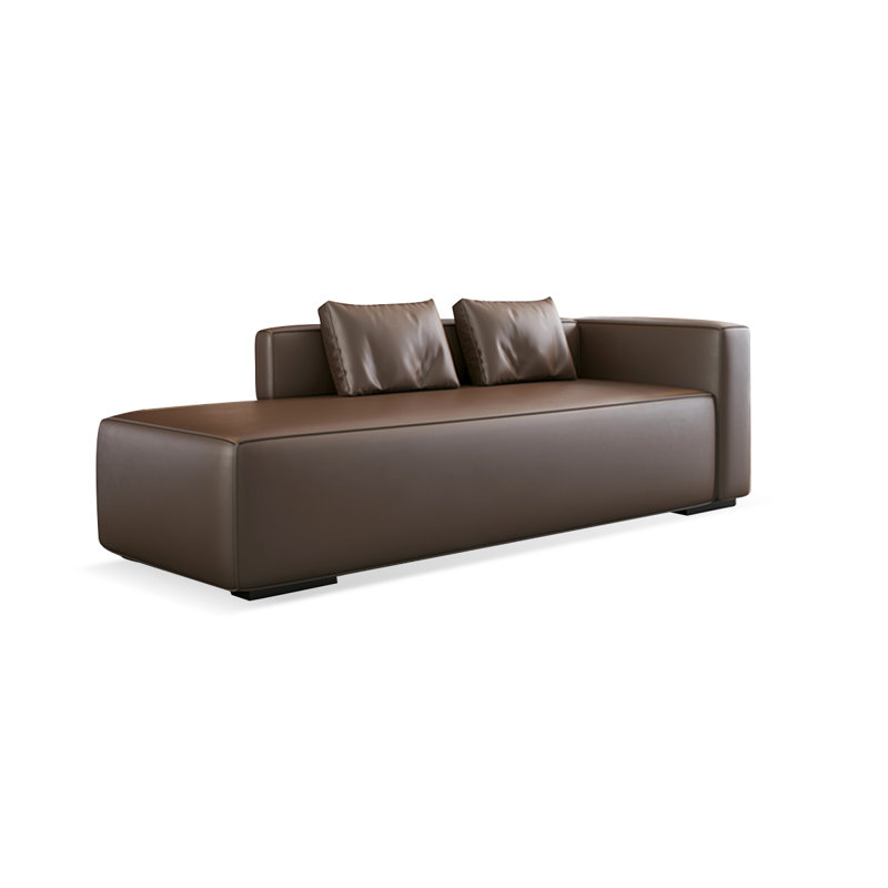 Banc avec revêtement, Brun