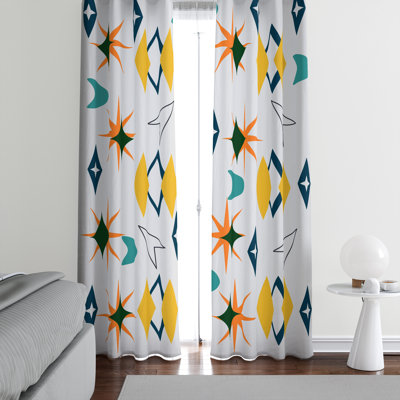 Semi Sheer Curtain Pair