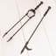 Iron Fireplace Tool Set