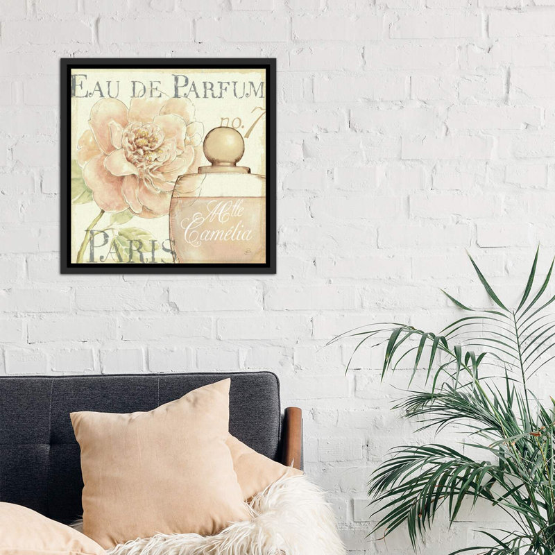 «Fleurs and Parfum II» par Daphne Brissonnet - impression d'art graphique, H 26 po x l 26 po x P 1,5 po