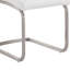 Hailey Contemporary Dining Chairs In Faux Leather and Brushed Stainless Steel Finish-50336758