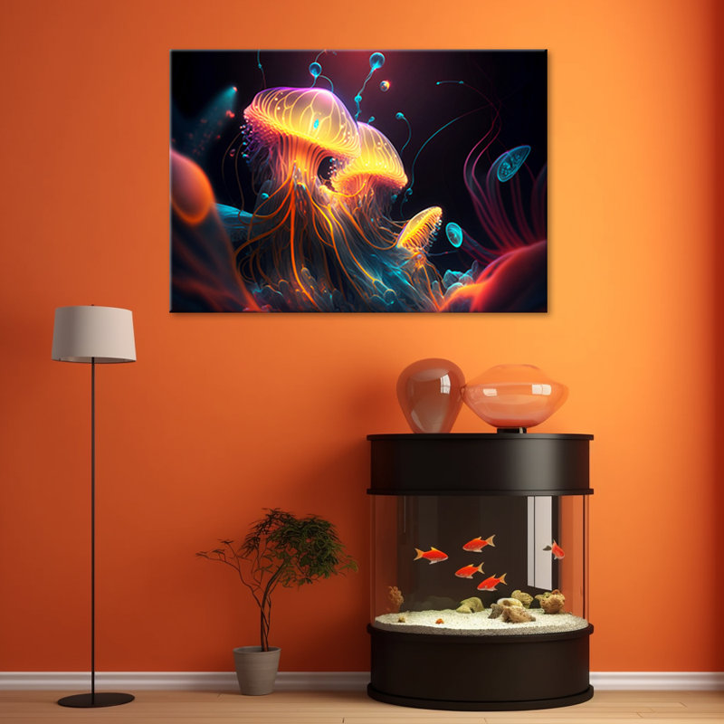 Colorful Sea - No Frame Print on Canvas